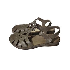 Wear Ever Faux Leather Fisherman Braided Sandals Size 5